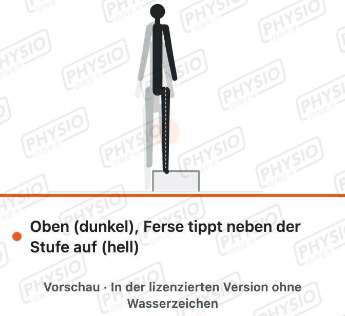 Vorschau: Seitliches Absteigen von der Stufe