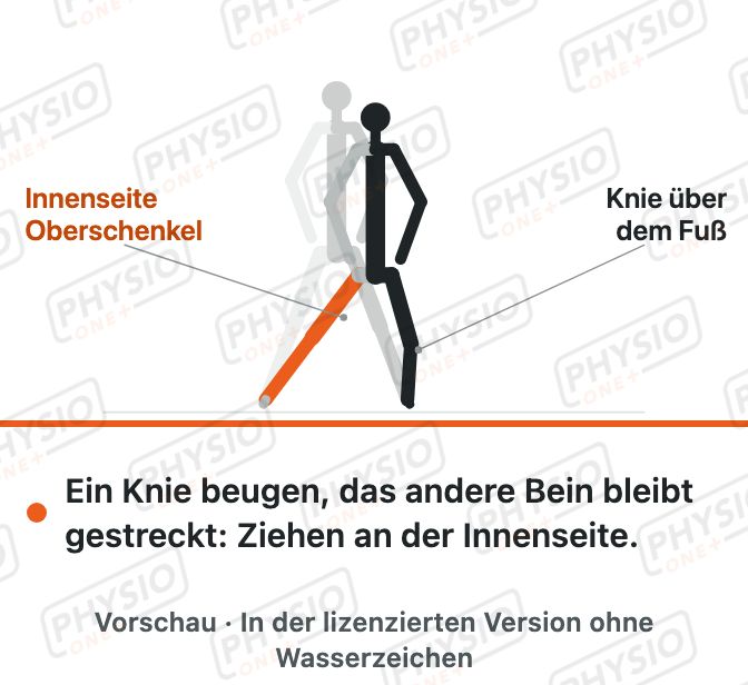 Vorschau: Dehnung der Oberschenkelinnenseite (Adduktoren) im Stand