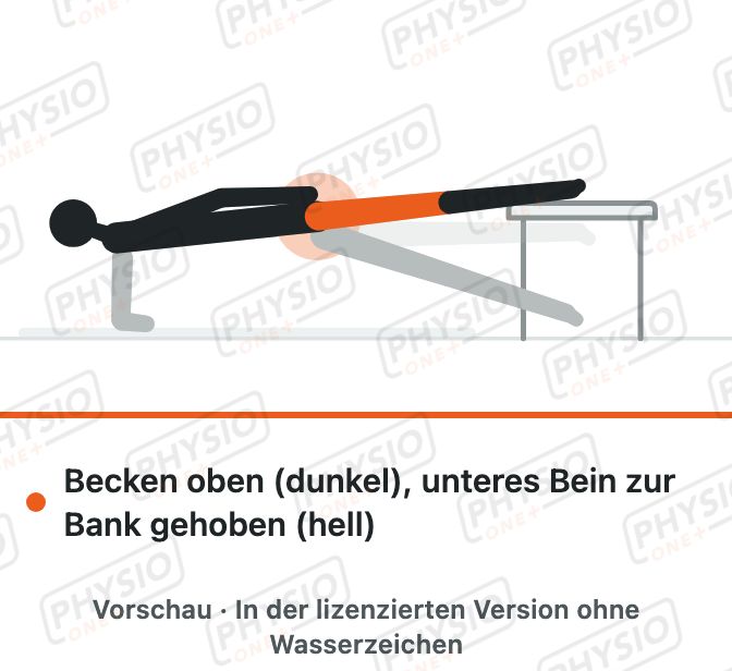 Vorschau: Oberschenkelinnenseite kräftigen im Seitstütz (Adduktoren)