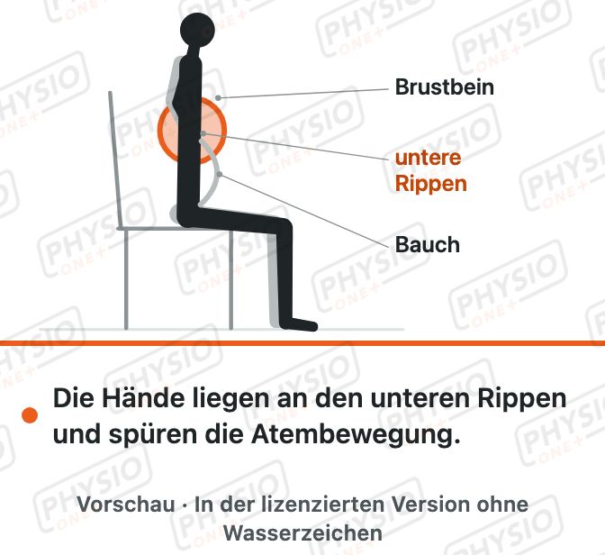 Vorschau: Atembewegung spüren mit den Händen