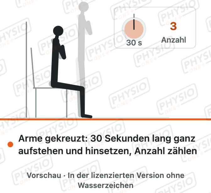 Vorschau: Aufsteh-Test mit Stuhl