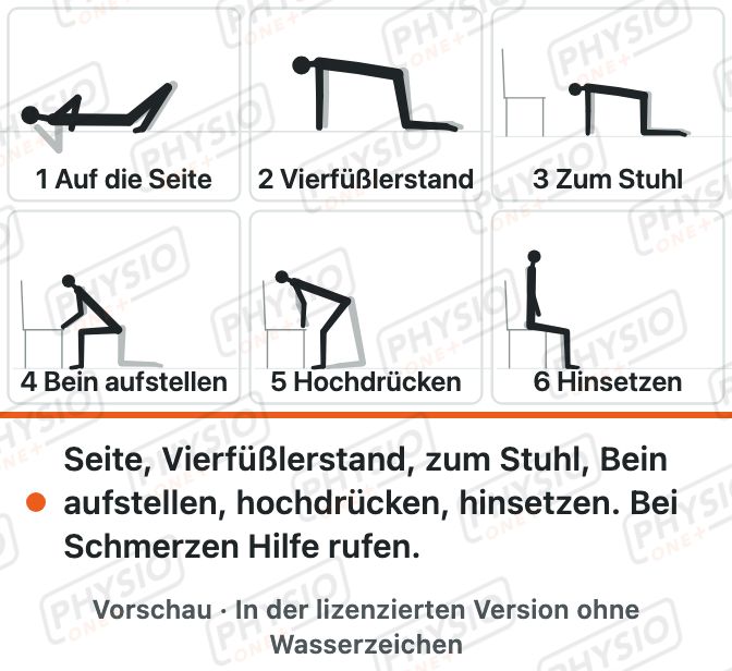 Vorschau: Aufstehen vom Boden nach einem Sturz