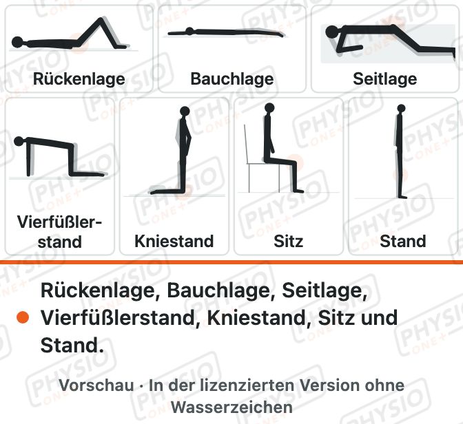 Vorschau: Ausgangsstellungen im Überblick