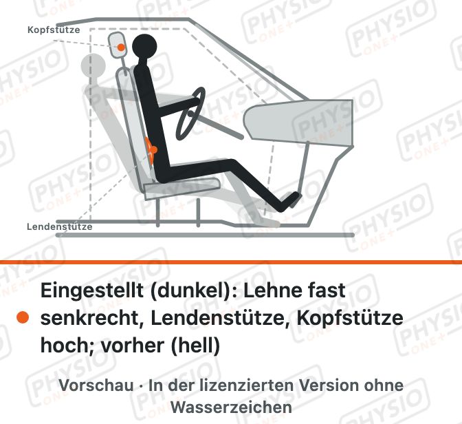 Vorschau: Autositz einstellen