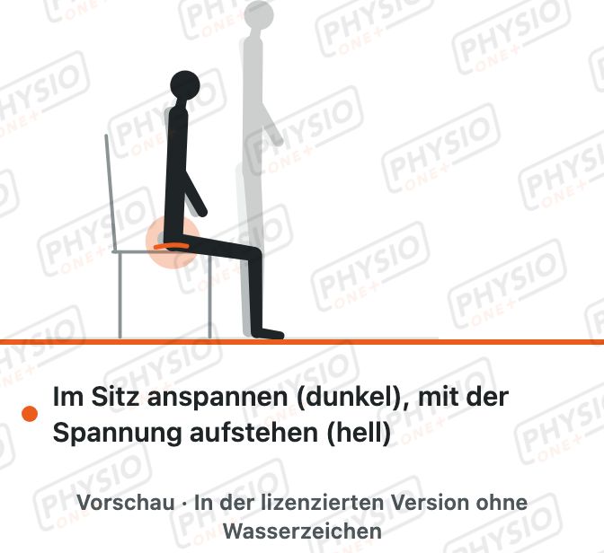 Vorschau: Beckenboden beim Aufstehen