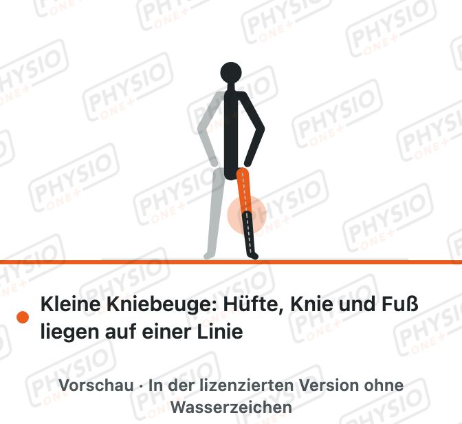 Vorschau: Beinachse kontrollieren: Knie über dem Fuß