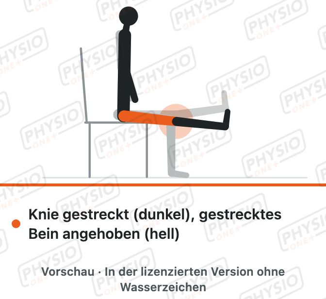 Vorschau: Gestrecktes Bein heben im Sitz