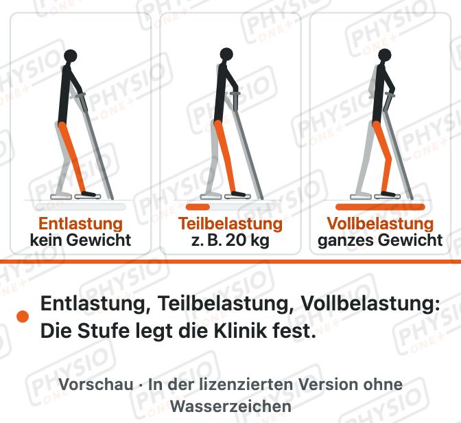 Vorschau: Entlastung, Teilbelastung, Vollbelastung