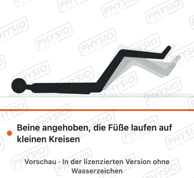 Vorschau: Fahrradfahren in Rückenlage