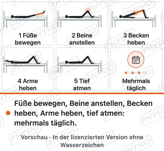 Vorschau: Bewegungsübungen im Bett