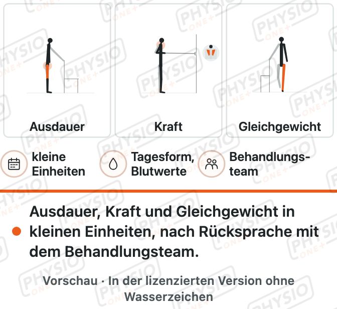 Vorschau: Bewegung während und nach einer Krebstherapie
