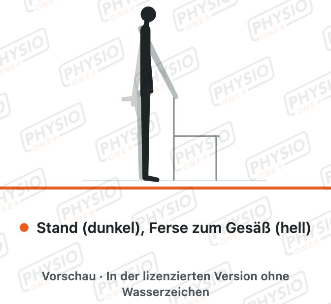 Vorschau: Dehnung der Oberschenkelvorderseite im Stand