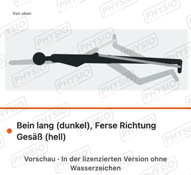 Vorschau: Dehnung der Oberschenkelvorderseite in Seitlage