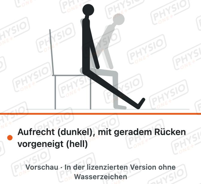 Vorschau: Dehnung der Oberschenkelrückseite im Sitz