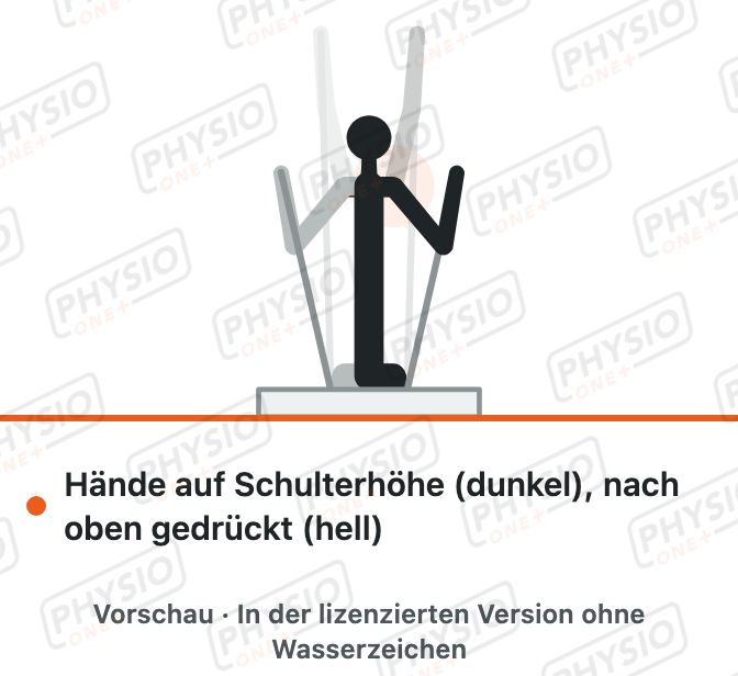 Vorschau: Drücken über Kopf mit Band