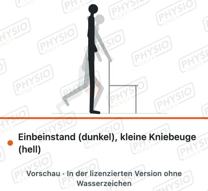 Vorschau: Einbeinige Kniebeuge mit Stütze