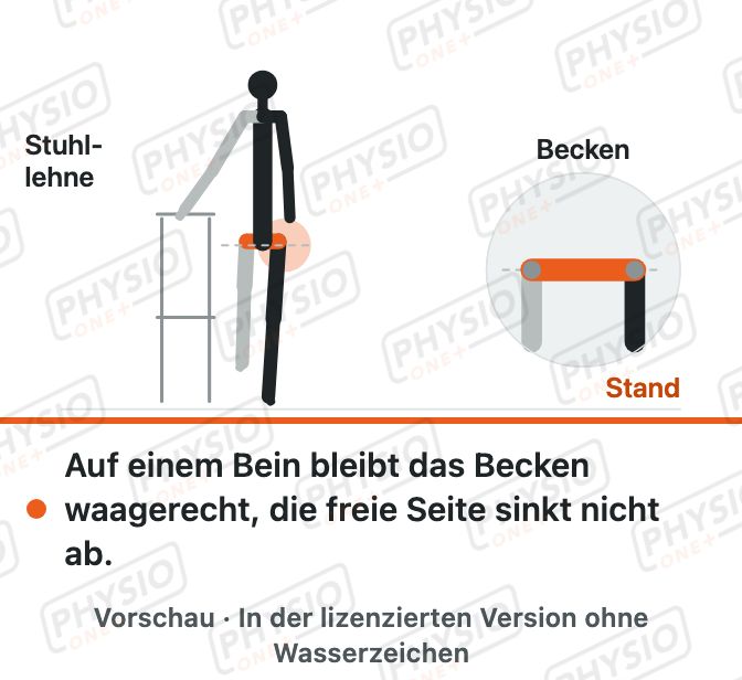 Vorschau: Einbeinstand mit waagerechtem Becken