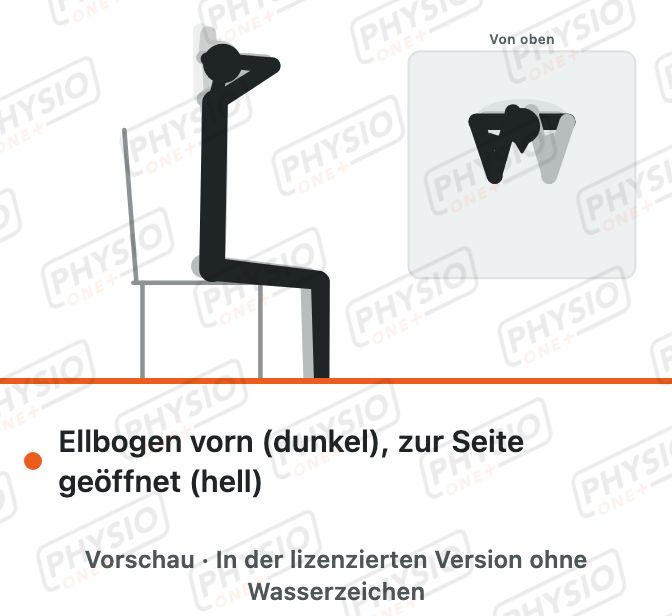 Vorschau: Ellbogen öffnen mit Händen am Hinterkopf