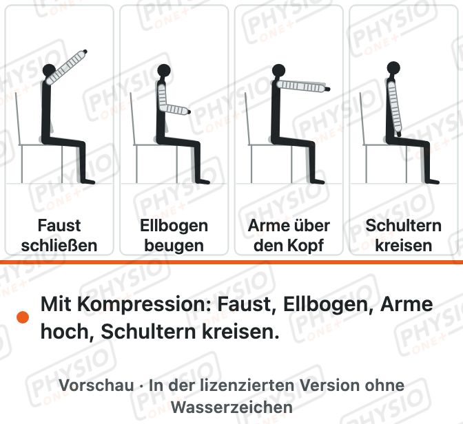Vorschau: Entstauungsübungen für den Arm