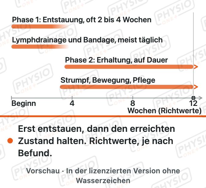 Vorschau: Entstauungstherapie: zwei Phasen