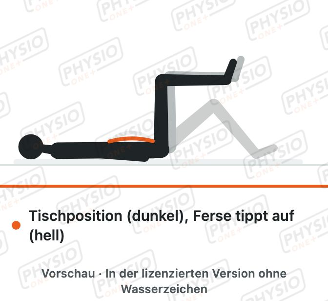 Vorschau: Fersen abwechselnd absetzen in Rückenlage