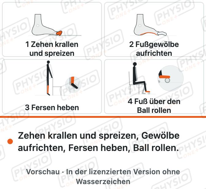 Vorschau: Fußgymnastik: kurze Folge