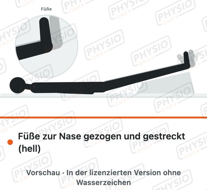 Vorschau: Fußpumpe mit hochgelagerten Beinen