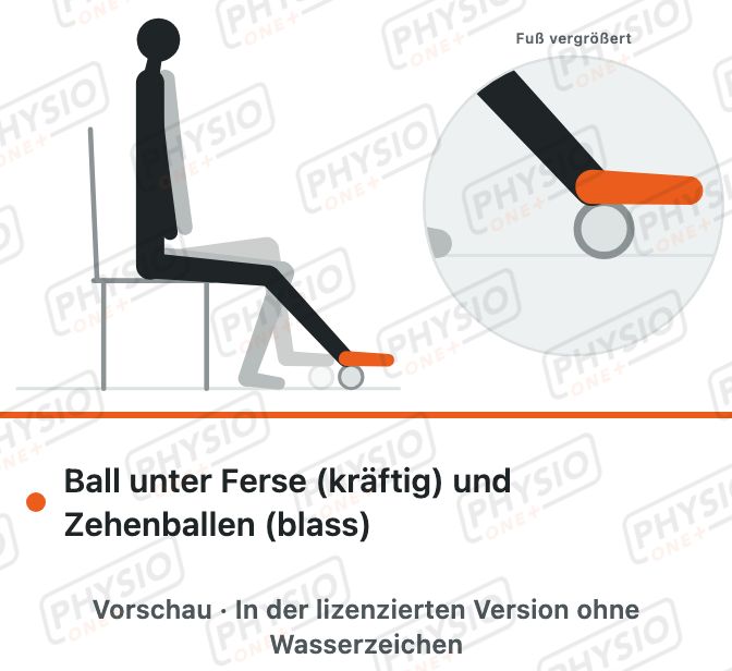 Vorschau: Fußsohle mit dem Ball abrollen