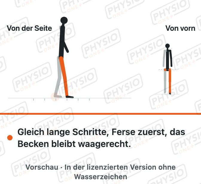 Vorschau: Gehen ohne Hinken nach Hüft-TEP