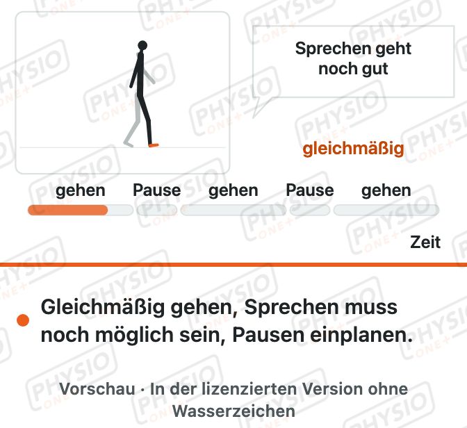 Vorschau: Gehen mit Atemnot: Tempo und Pausen