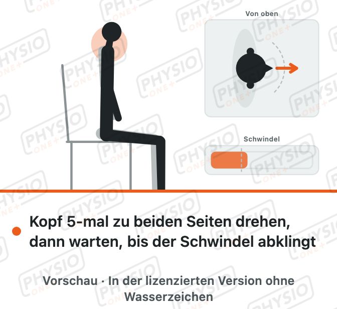 Vorschau: Gewöhnungsübung: Kopf bewegen trotz Schwindel