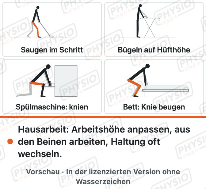 Vorschau: Hausarbeit rückenschonend