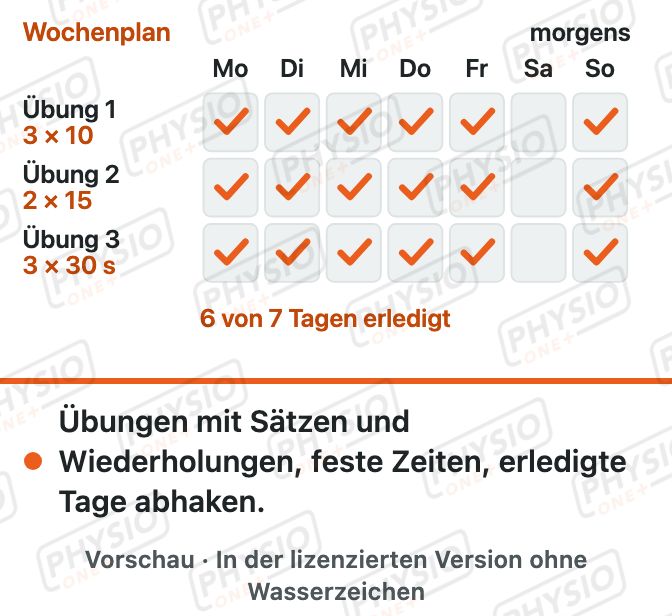 Vorschau: Hausübungsplan