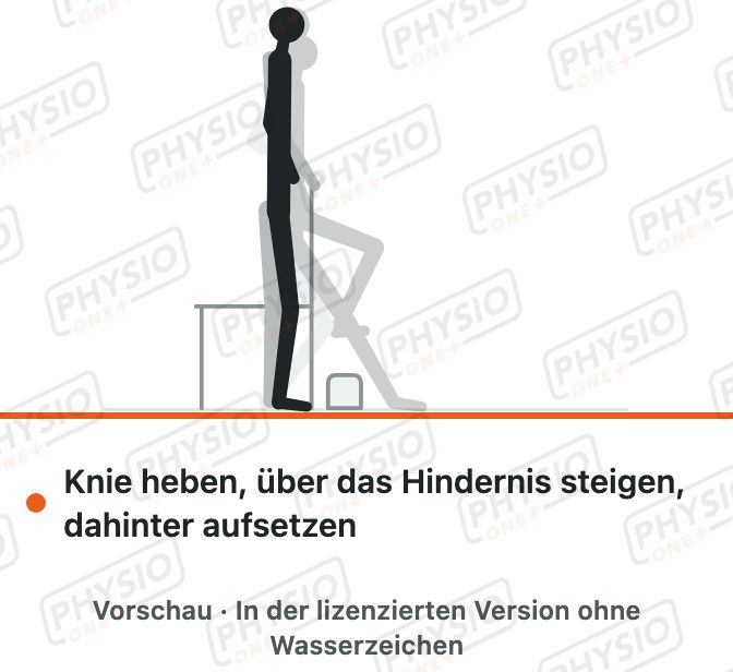 Vorschau: Über ein Hindernis steigen