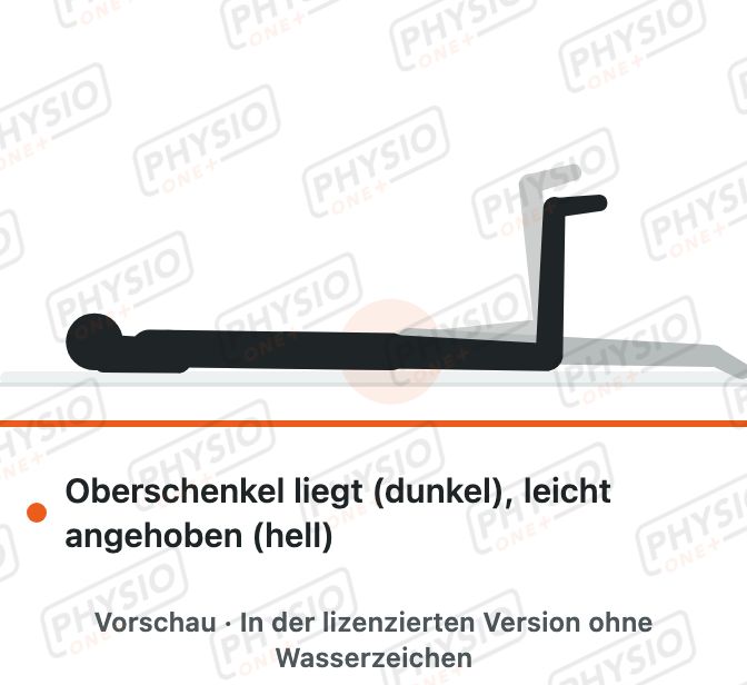 Vorschau: Hüftstreckung in Bauchlage mit gebeugtem Knie