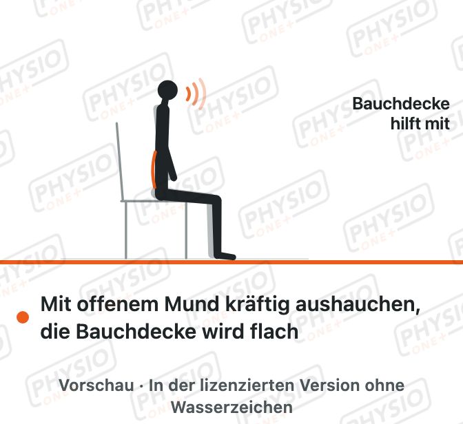 Vorschau: Kräftiges Aushauchen zum Abhusten (Huffing)