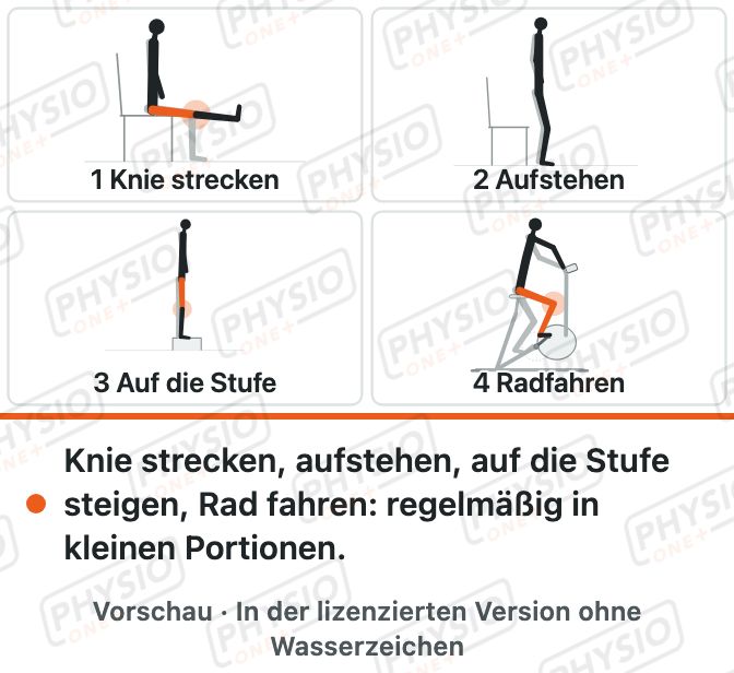 Vorschau: Übungsprogramm bei Kniearthrose