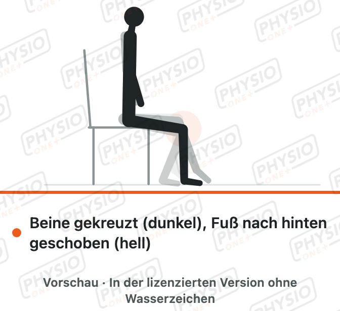 Vorschau: Knie beugen im Sitz mit Hilfe des anderen Beins