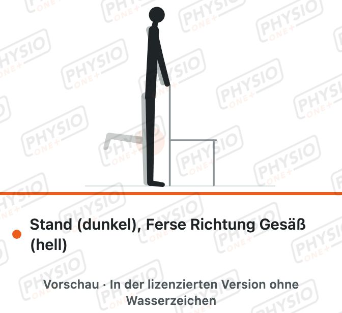 Vorschau: Knie beugen im Stand (Ferse zum Gesäß)