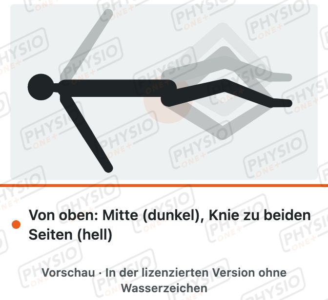 Vorschau: Knie-Rotation in Rückenlage