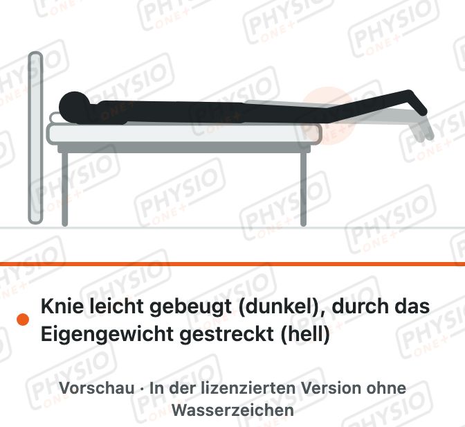 Vorschau: Knie strecken in Bauchlage