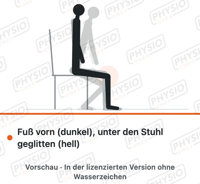 Vorschau: Kniebeugung im Sitz mit Fußgleiten