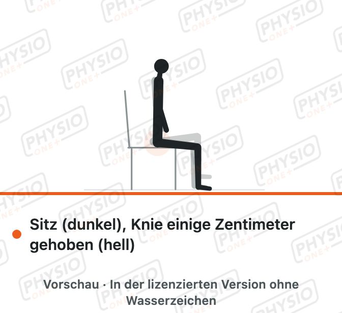 Vorschau: Knie heben im Sitz