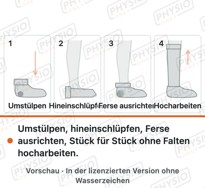 Vorschau: Kompressionsstrumpf anziehen