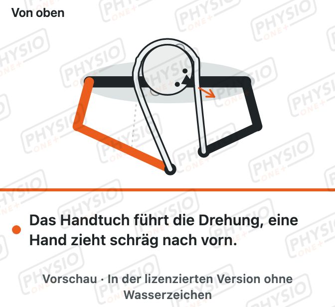Vorschau: Kopfdrehen mit Handtuch-Unterstützung
