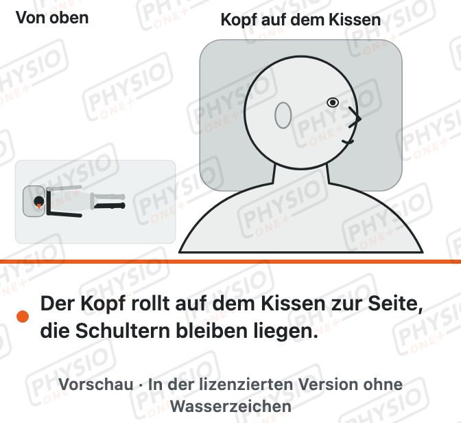 Vorschau: Kopf drehen in Rückenlage