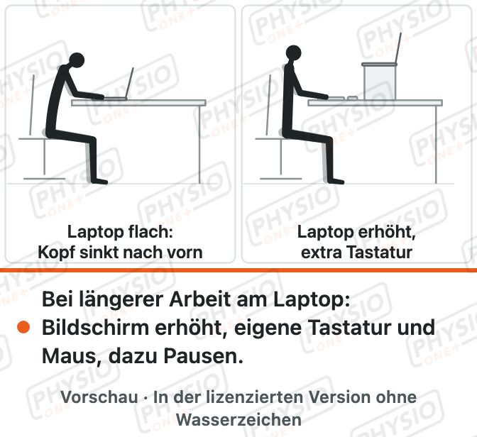 Vorschau: Arbeiten am Laptop