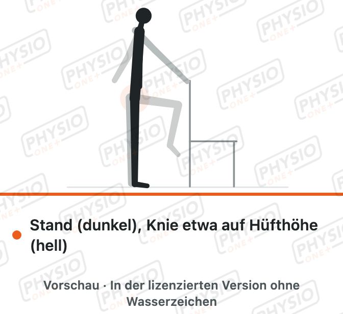 Vorschau: Marschieren auf der Stelle mit Festhalten