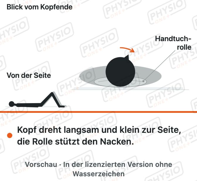Vorschau: Nackenentspannung auf der Handtuchrolle