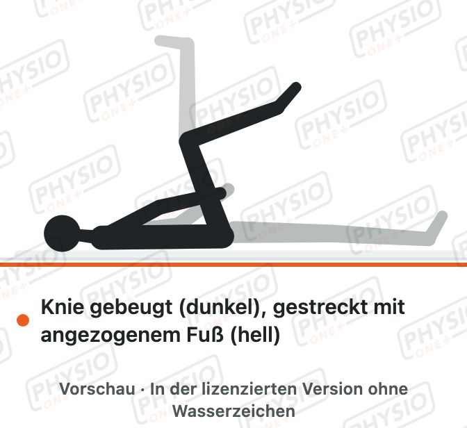 Vorschau: Nervengleiten in Rückenlage für den Ischiasnerv